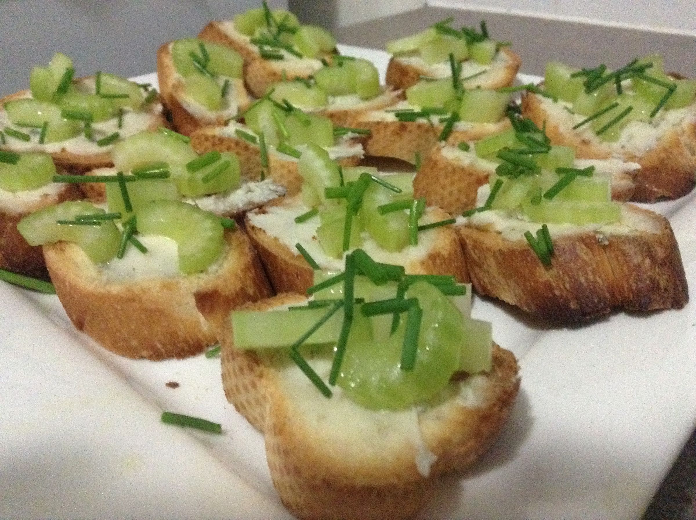 Gorgonzola and Celery snack (for Aperitivo)