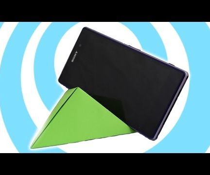 DIY Origami Smartphone Stand