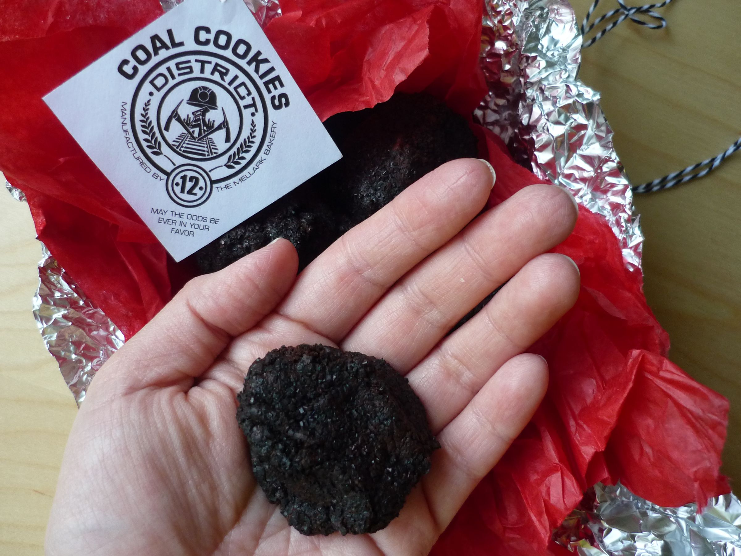 Hunger Games District 12 Coal Cookies