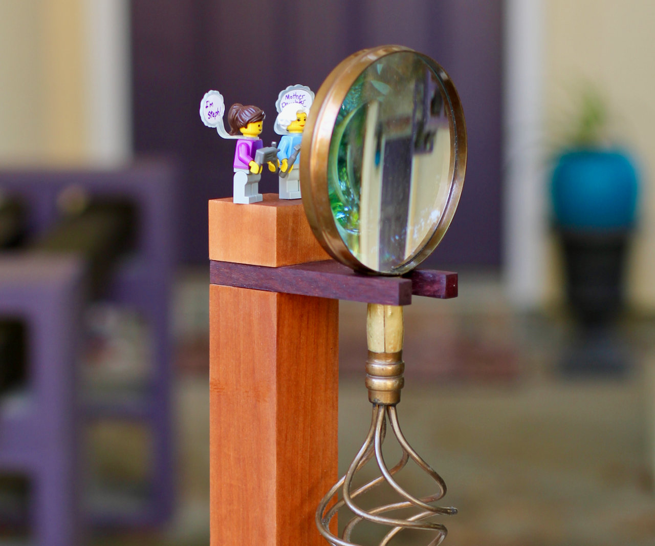 Wooden Stand Made From Scrap Wood