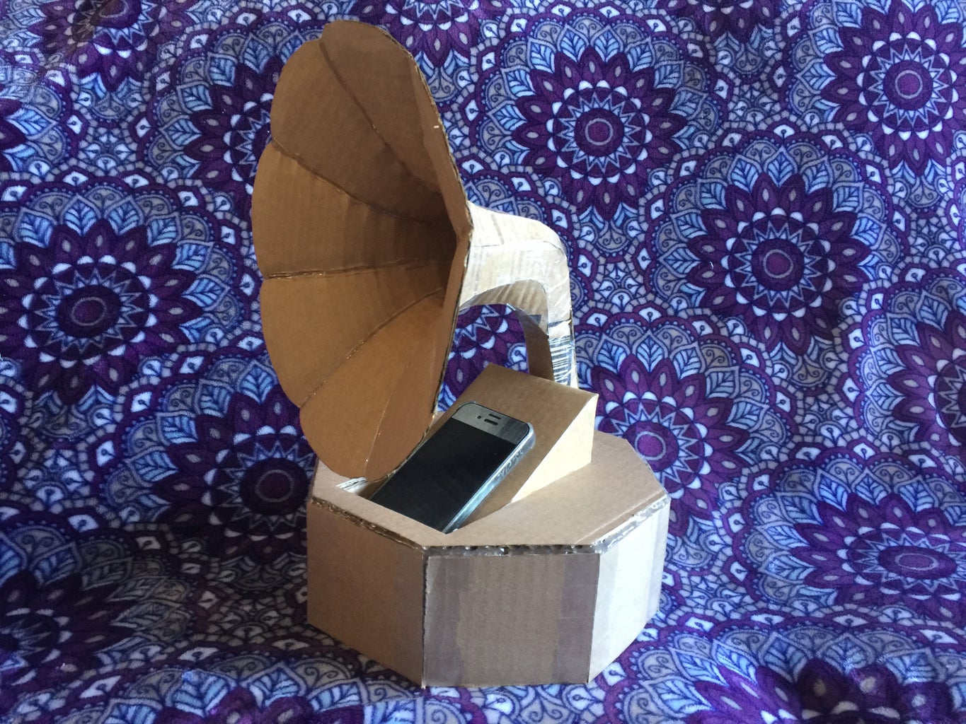 Cardboard Gramaphone Passive Speaker : 6 Steps (with Pictures) - Instructables cardboard-gramaphone-passive-speaker-6-steps-with-pictures-instructables