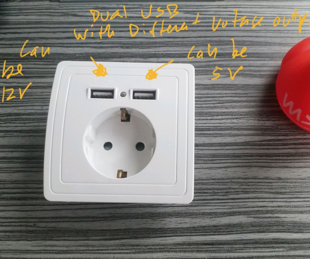 Selectable USB DC Power Outlet