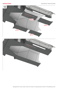 DeLorean BTTF Inspired Papercraft