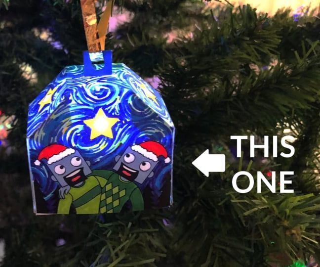 DIY Light Up Holiday Ornament