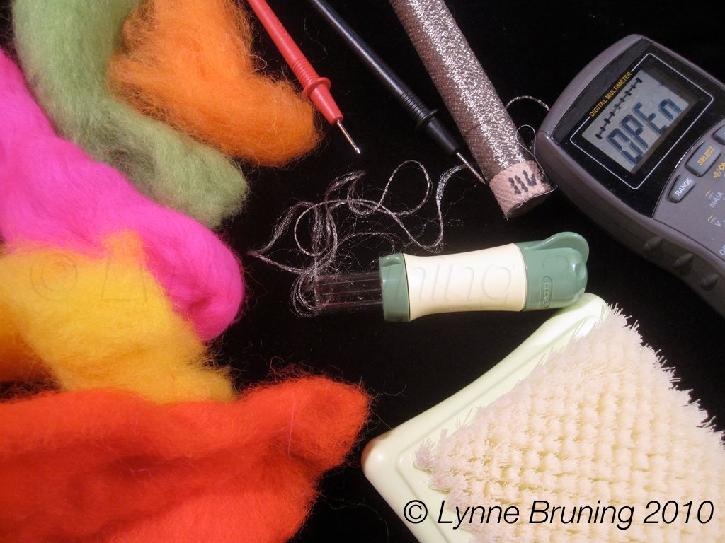 Needle Felting Conductive Fabric