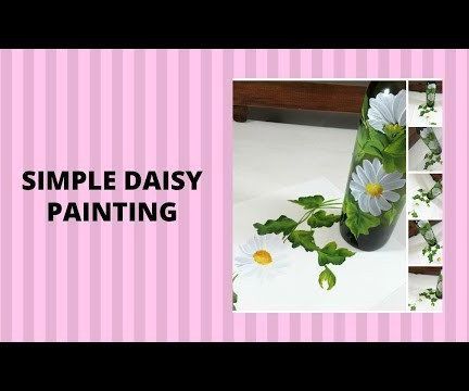 SIMPLE DAISY PAINTING