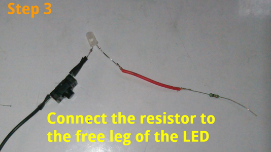 Connect a Resistor to a LED