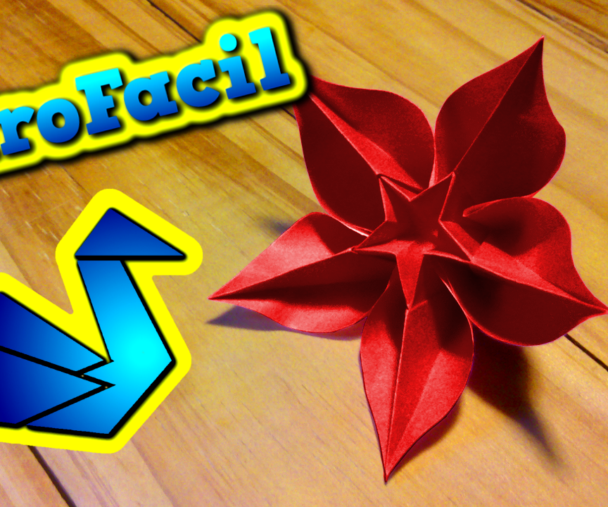 How to Make an Star Flower Origami