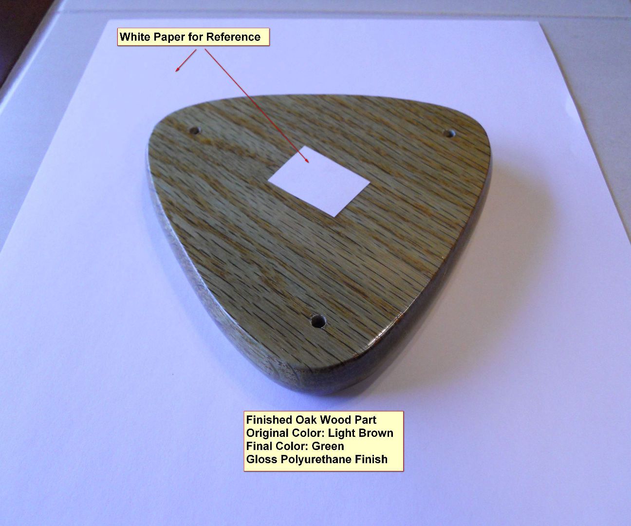 How to Turn Oak Wood From Brown to a Wonderful Green