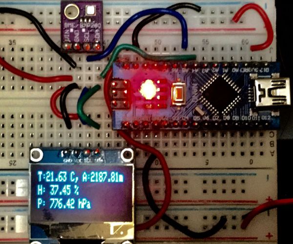 BME 280 Sensor Display