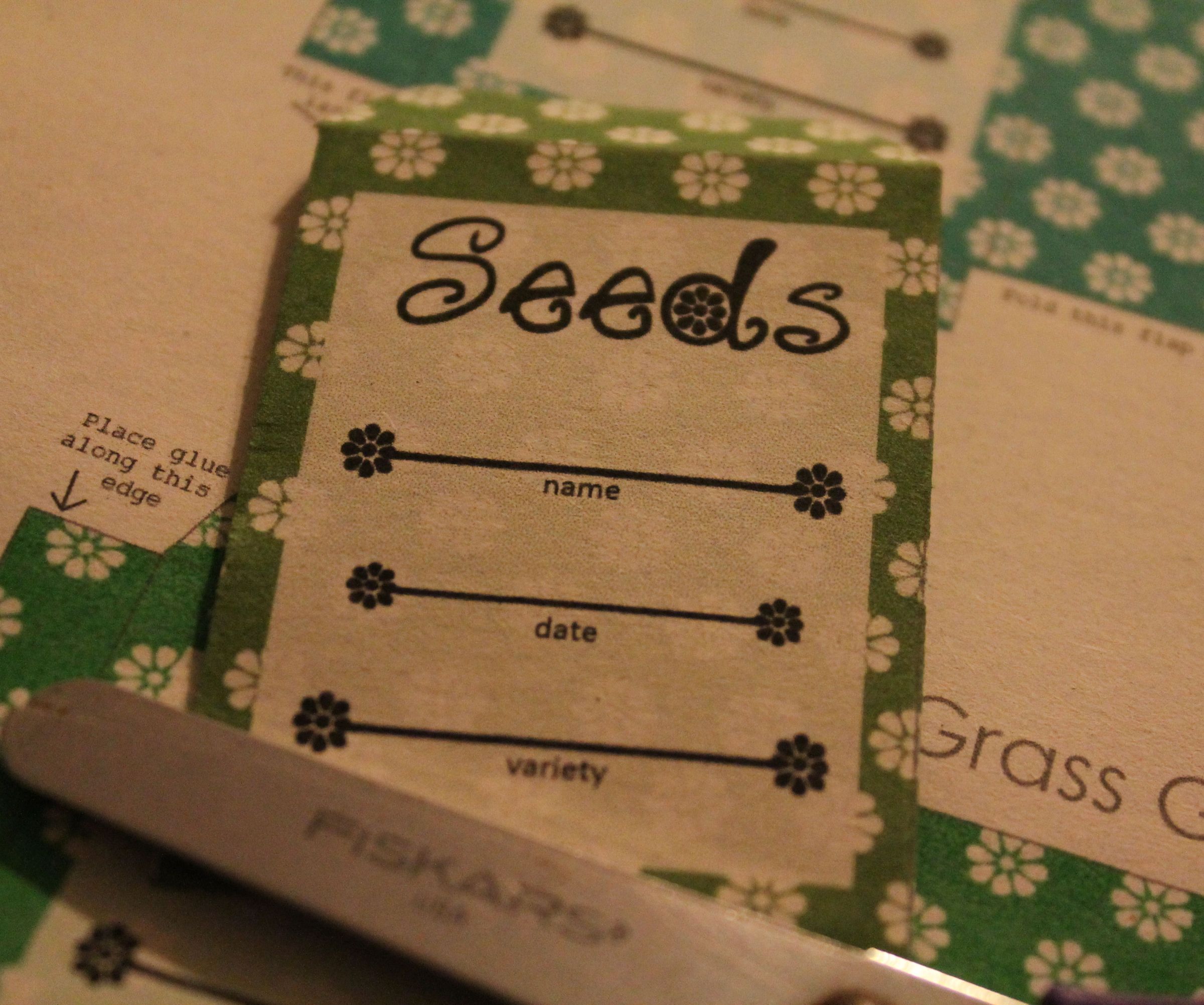 DIY Seed Packets