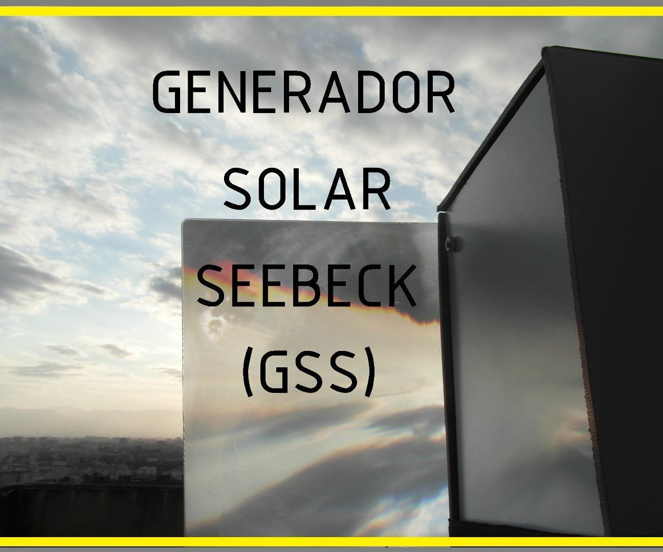 Generador Solar Seebeck Portatil