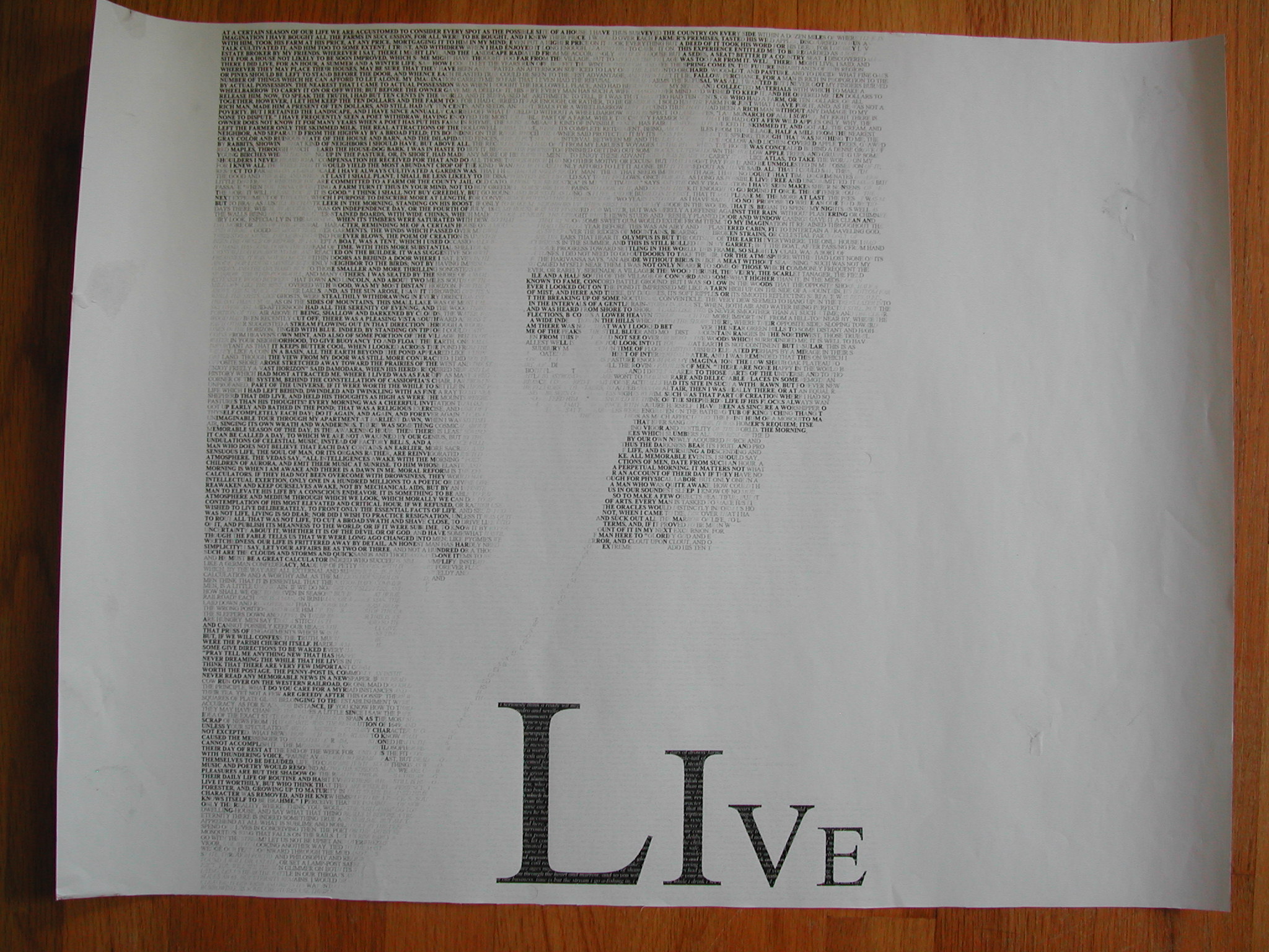 Wordy Art: A Picture Worth 1000(+) Words