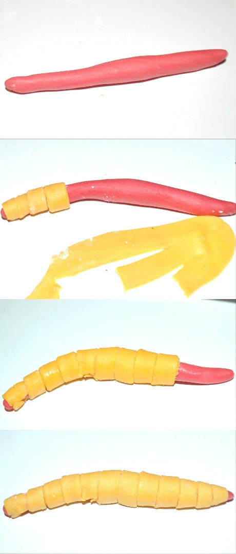 How to Sculpt a Fondant Centipede