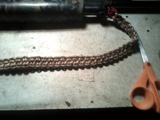 How to Make a Dotted Blaze Bar Paracord Shotgun Sling