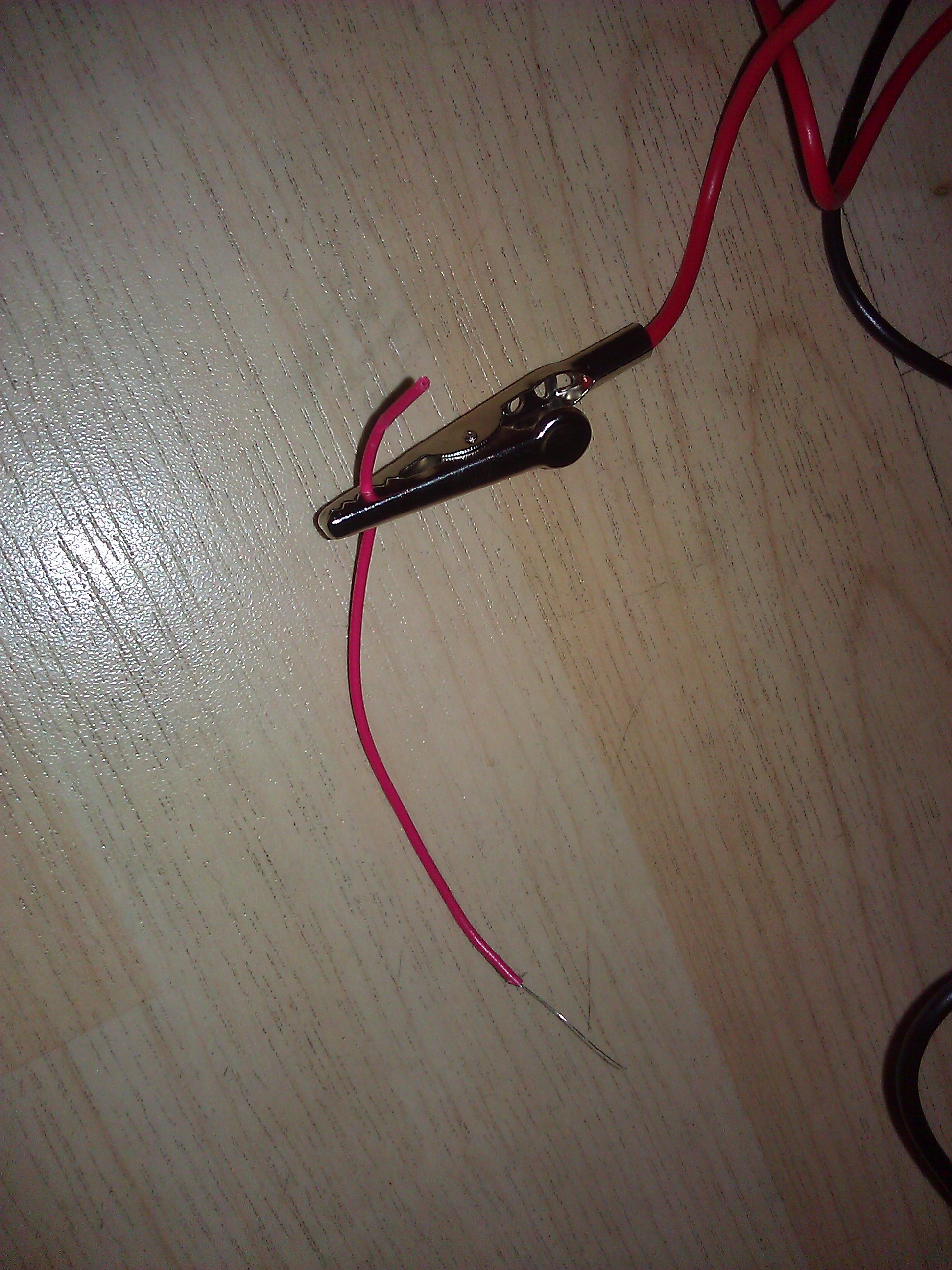 Light up wire stripper