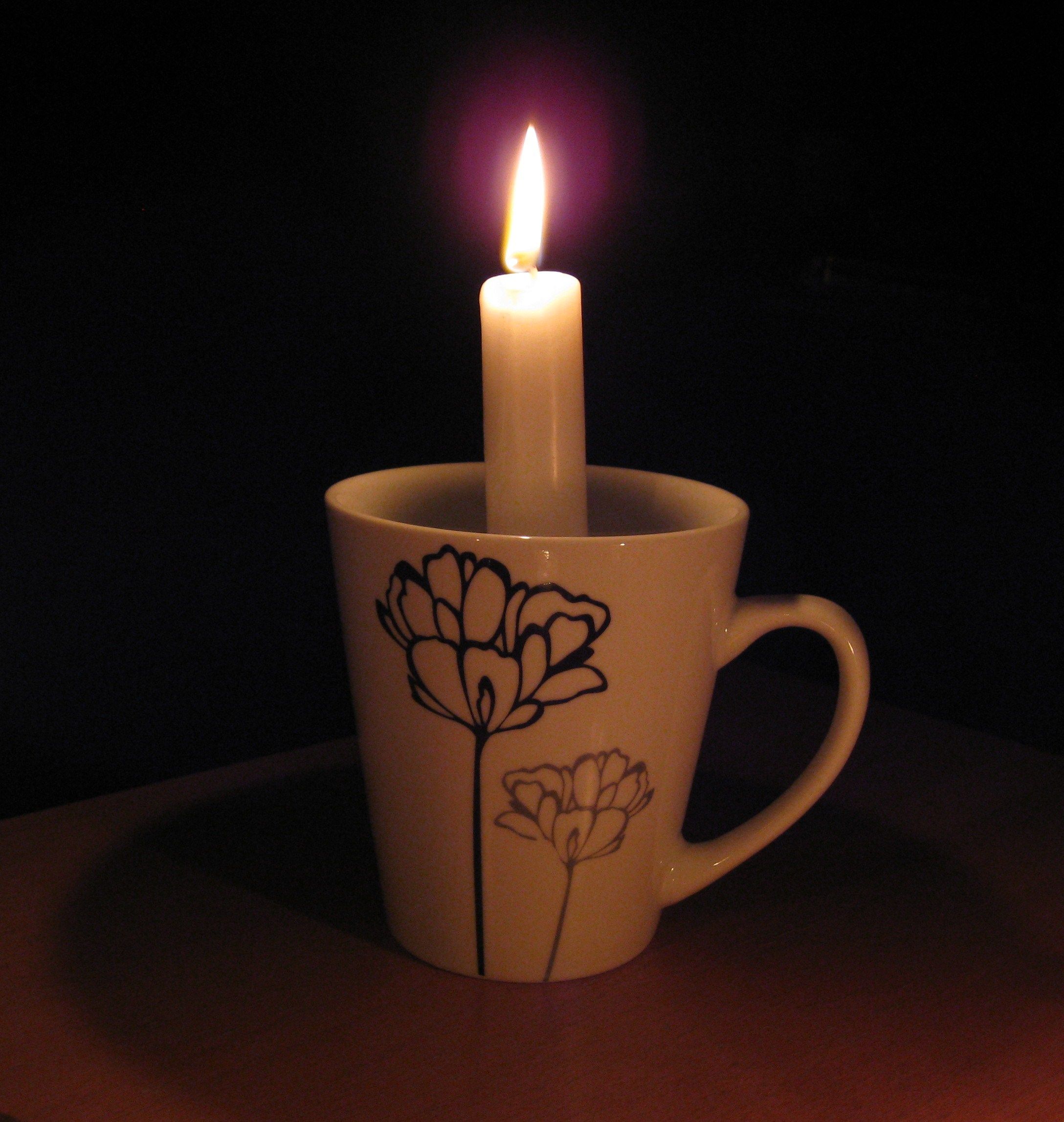 Portable Power Outage Candle