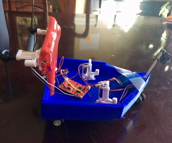 The Newt: a Simple Water and Land Vehicle