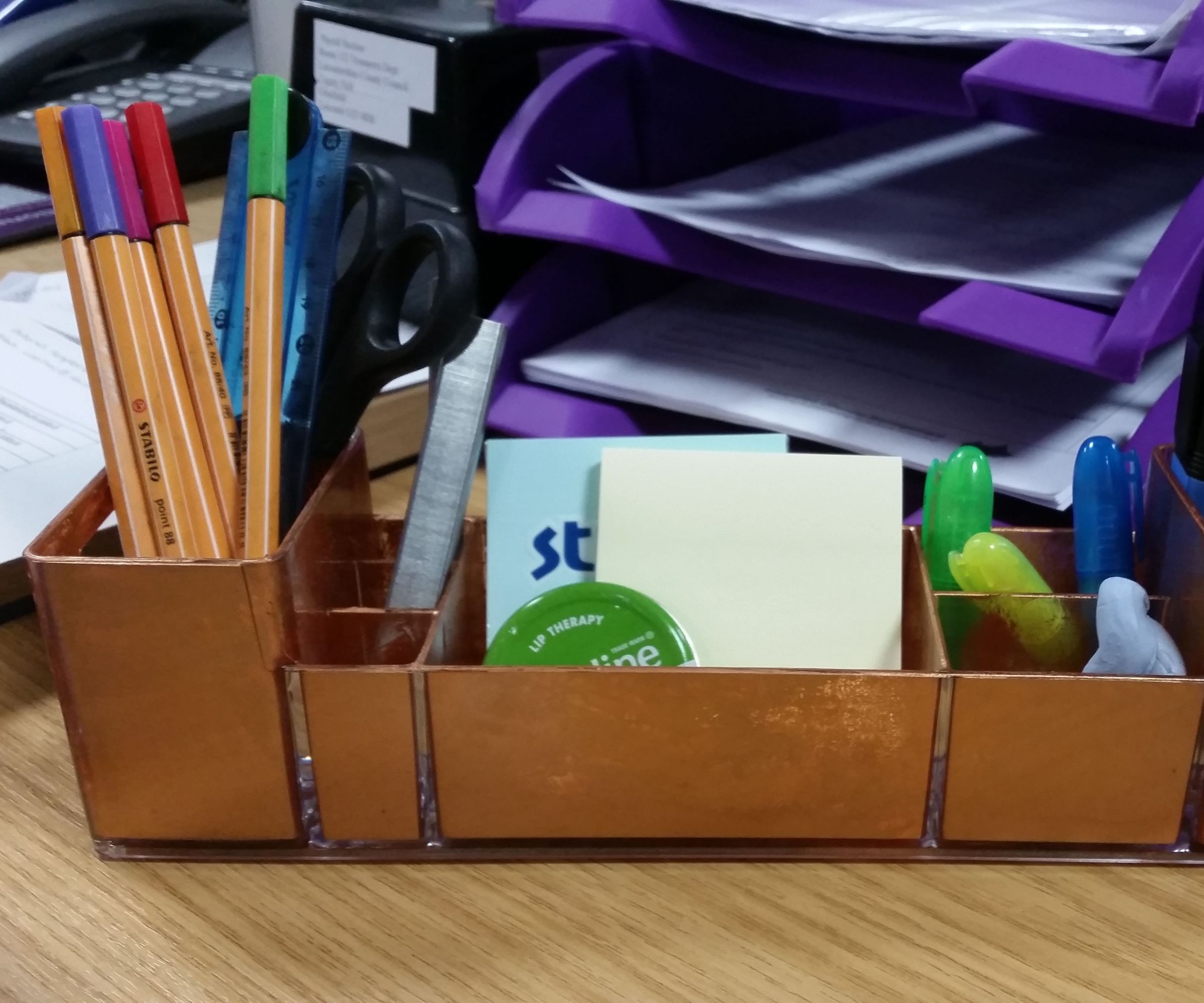 Cosmetics Caddy to Metallic Pencil Pot