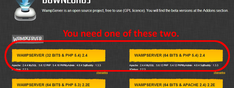 Download WampServer