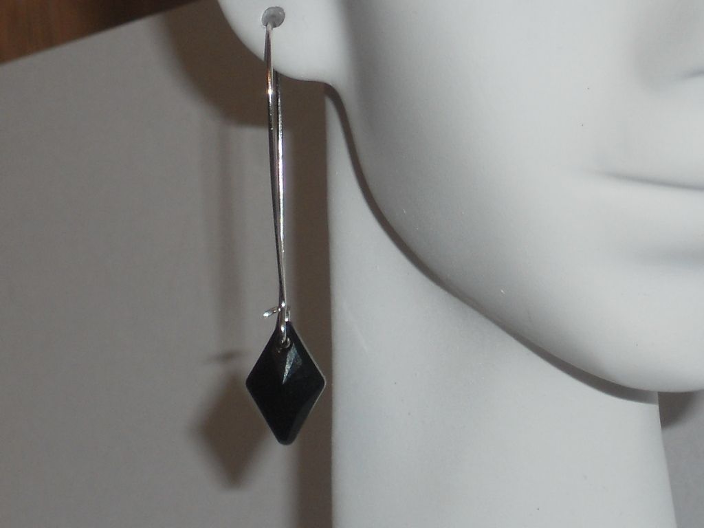 Easy to Do Geometric Swarovski Crystal Earrings