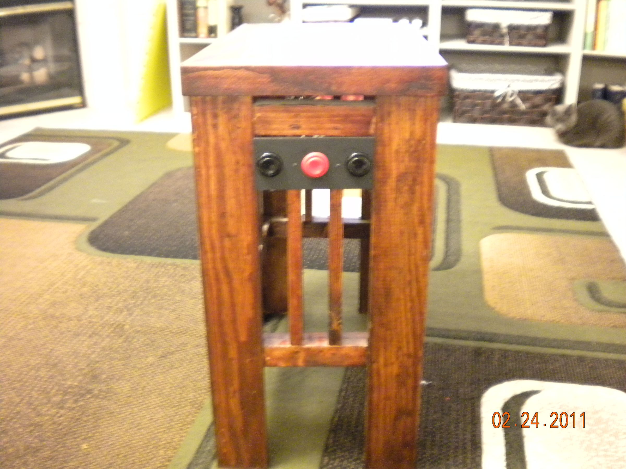 Convert a Side Table Into a Remote Control