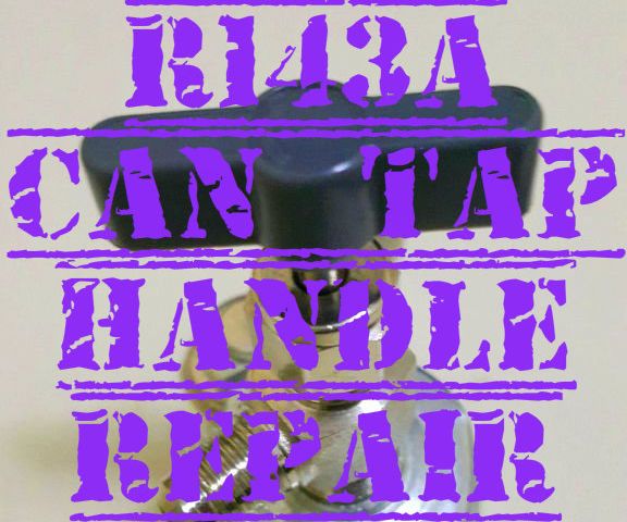 Repairing the Handle of a Refrigerant Can Tap. 