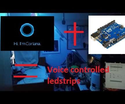 Use Cortana and a Arduino to Control RGB Leds or Ledstrips With Your Voice!
