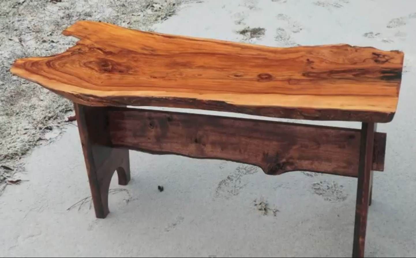 Live Edge Rotten Apple Table