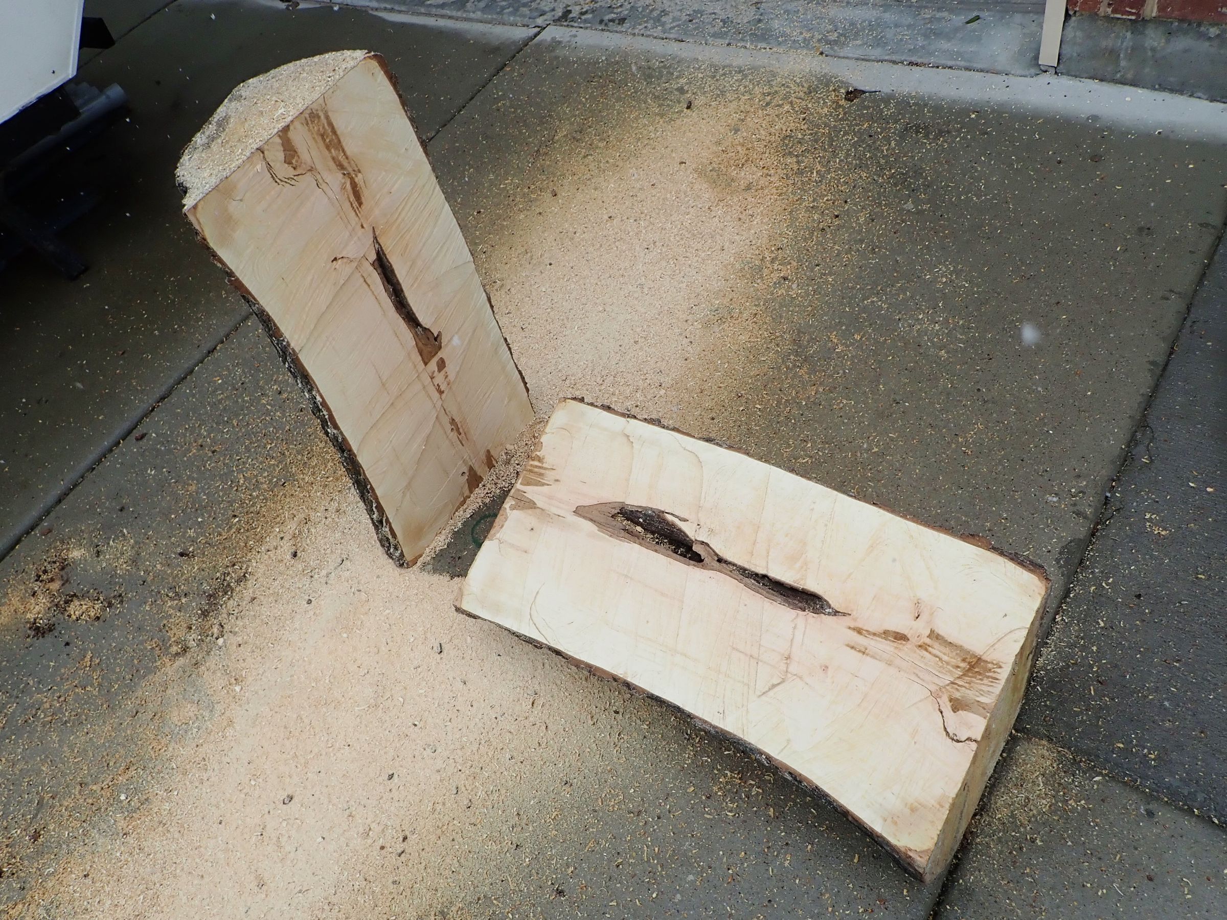 Simple Garden Bench From a Log 11 Steps (with Pictures) Instructables