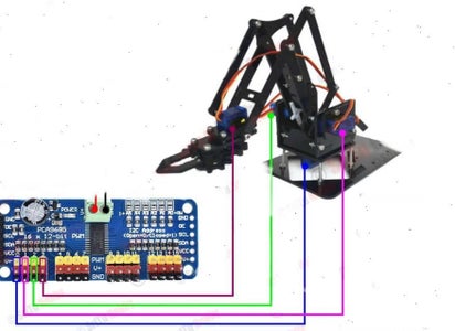 Servo Motors & PWM Servo Motor Driver Wiring: