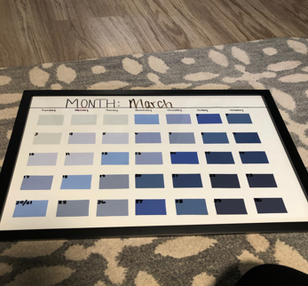 DIY Dry Erase Calendar Using a Picture Frame : 15 Steps - Instructables