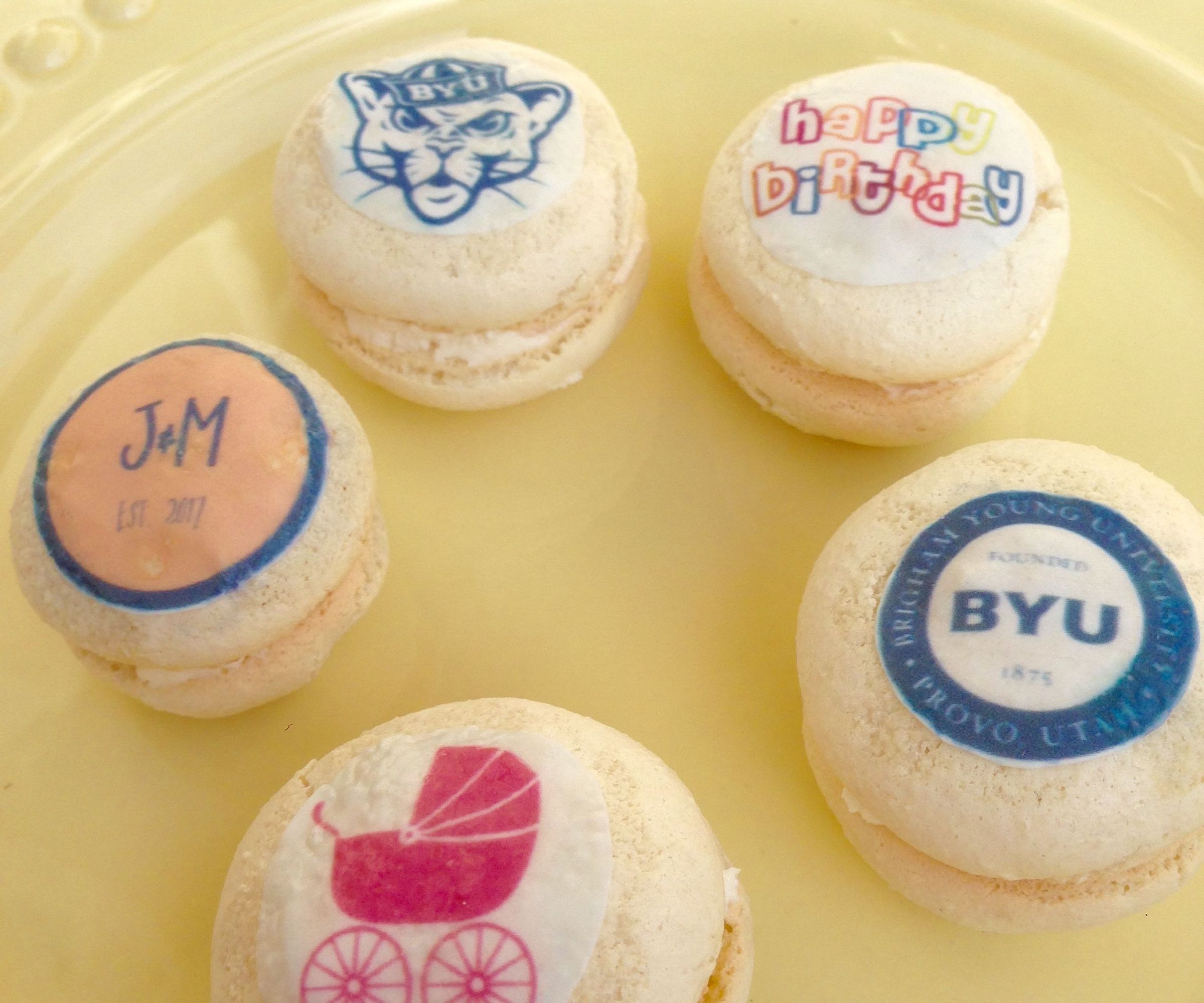Easy-to-make Macarons With Edible Decals