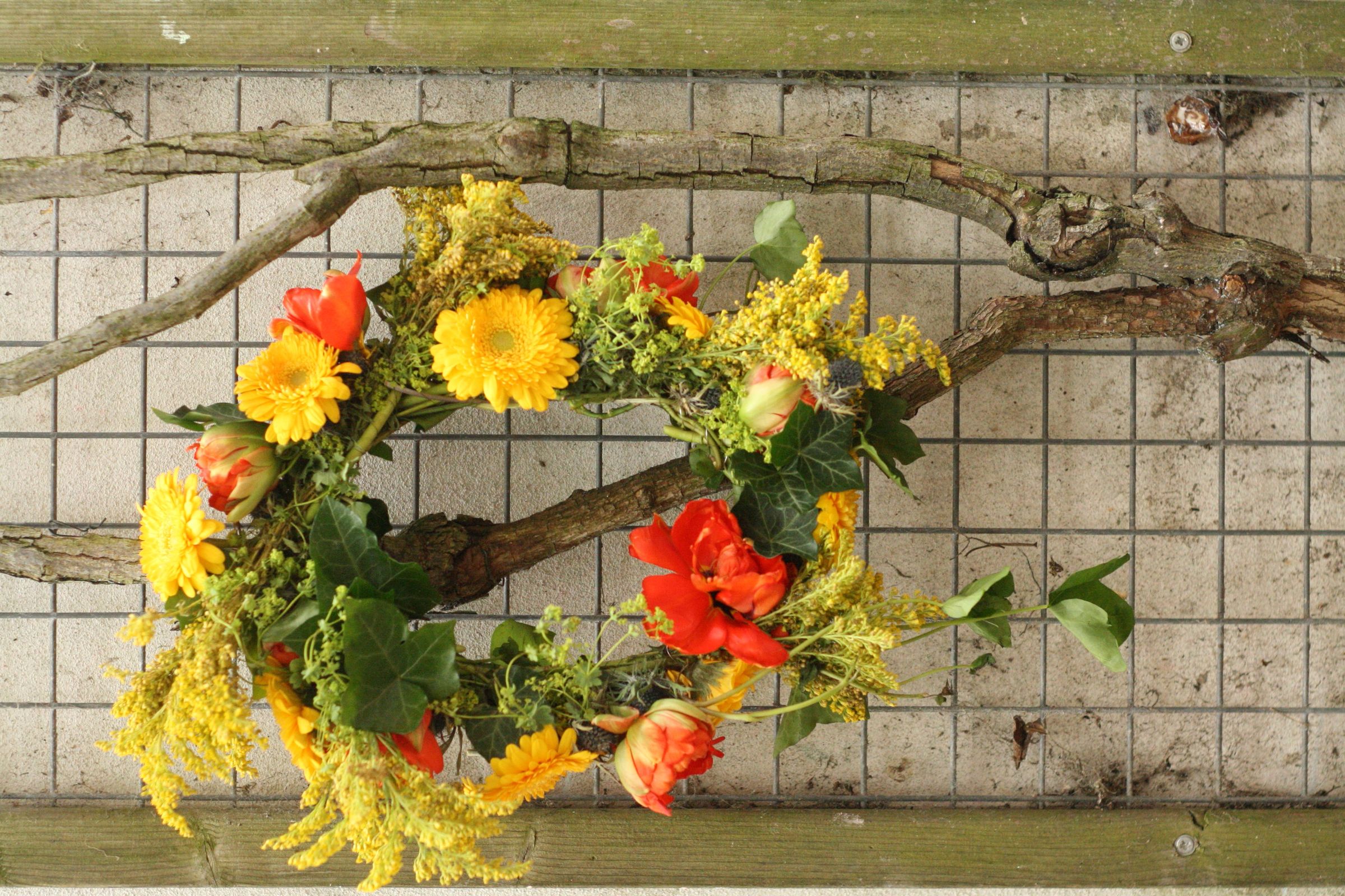 Summer Solstice Floral Head Wreath 7 Steps (with Pictures