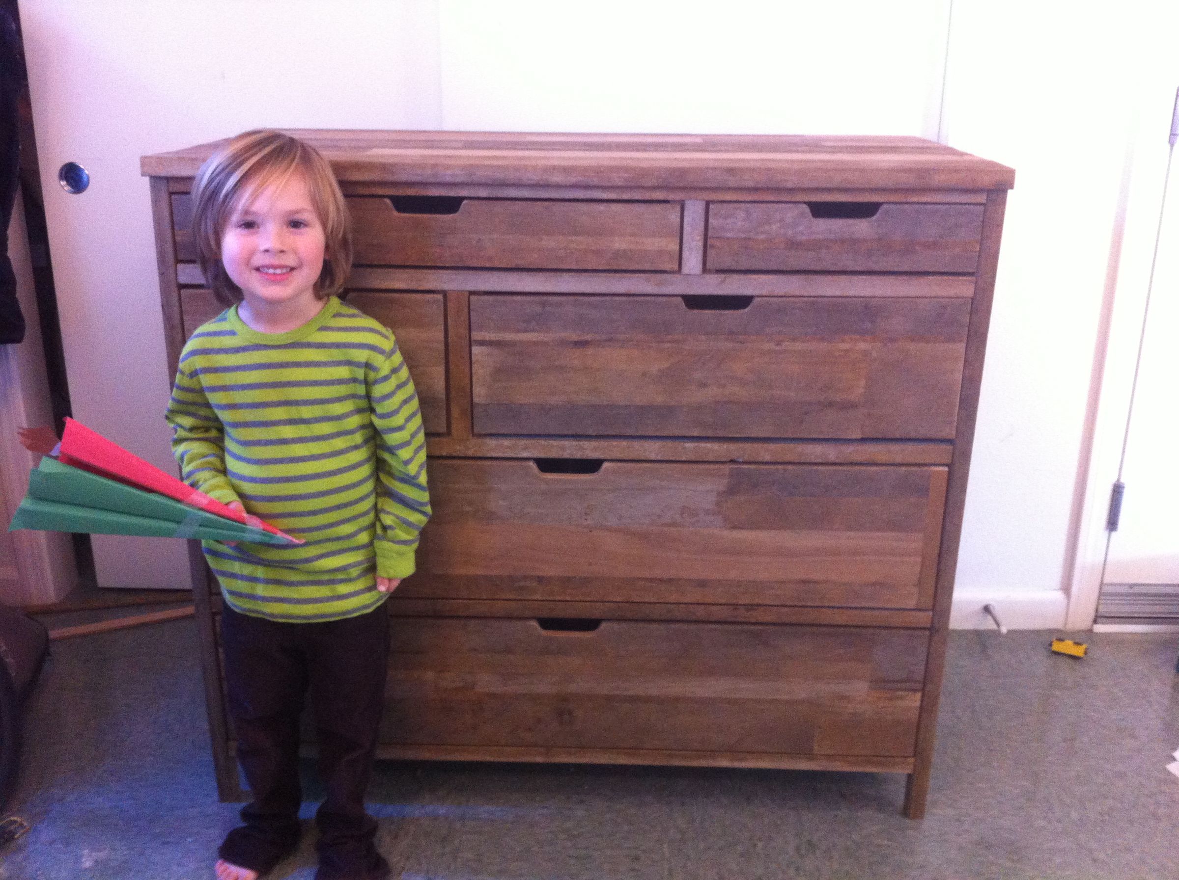 Reclaimed 6 drawer Dresser (TECHSHOP BUILT)!!