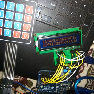 Arduino 16x2 LCD Display and 4x4 Matrix Keypad - Instructables