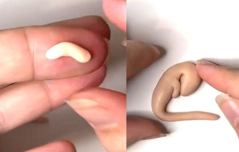 Creating the Polymer Clay Dragon Legs