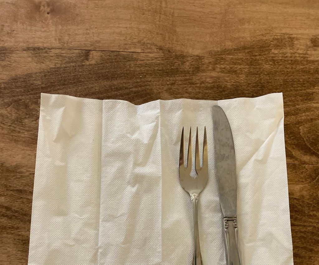 How to Roll Silverware 6 Steps Instructables