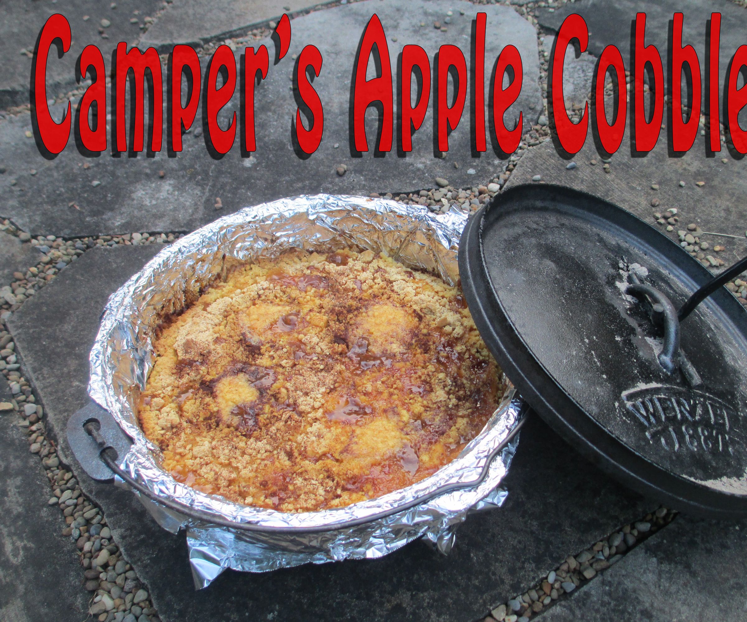 Camper's Outdoor Apple Cobbler