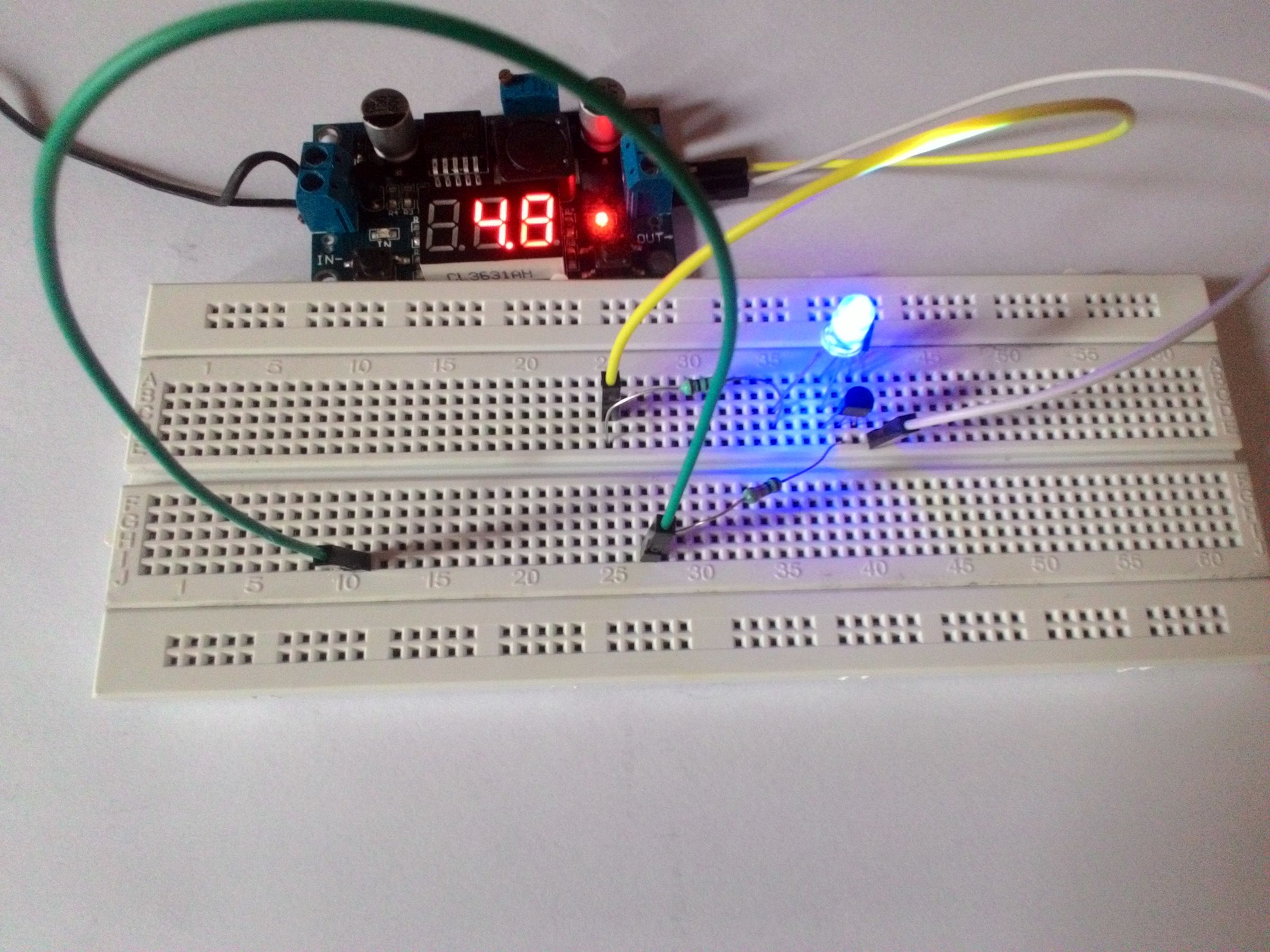 Make a Darlington Pair using two npn BJTs