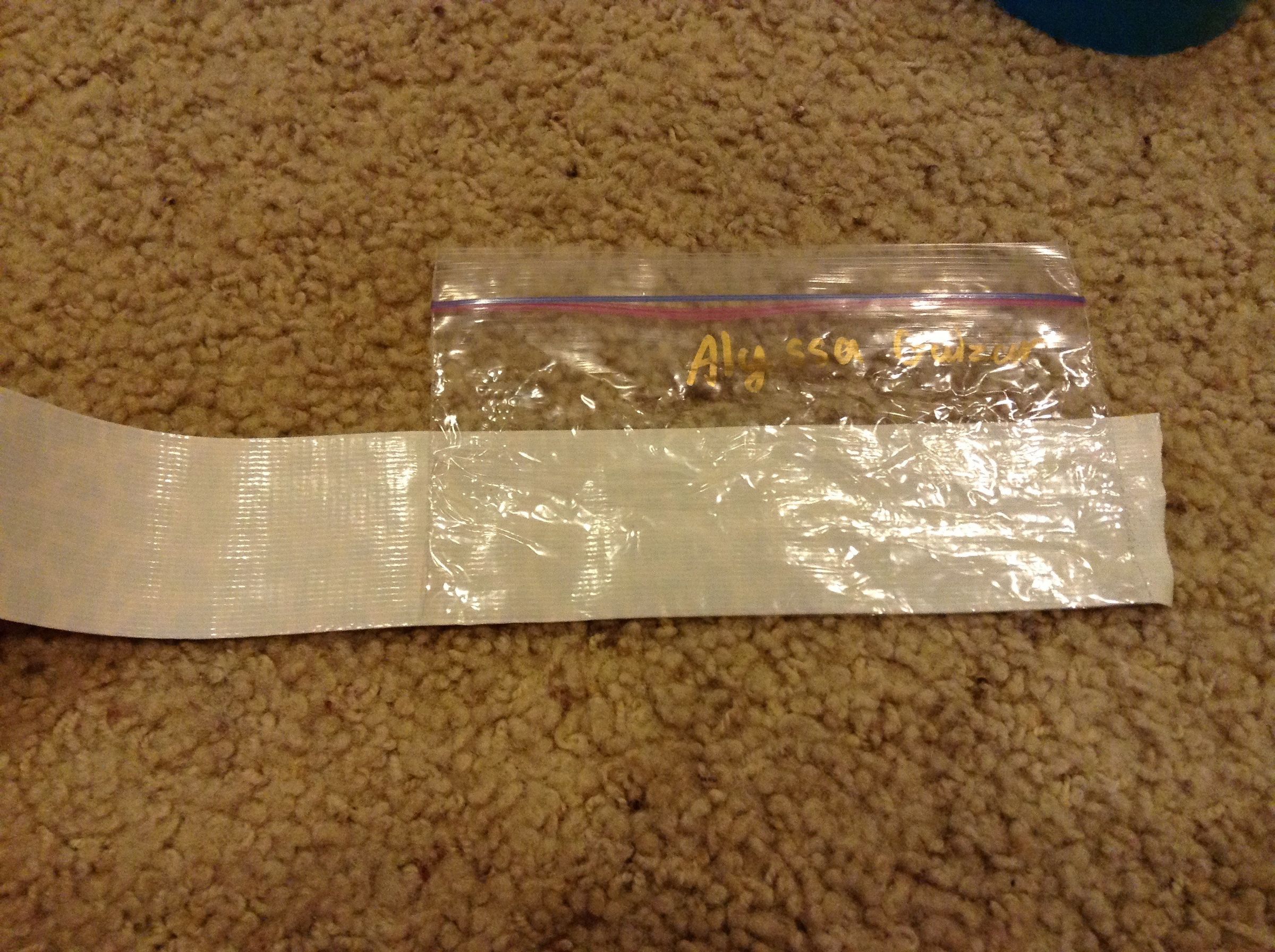 Duct Tape Ziplock Bag Purse 3 Steps Instructables