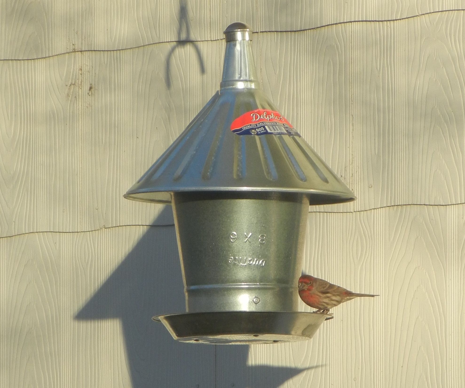 Grain Silo Bird Feeder