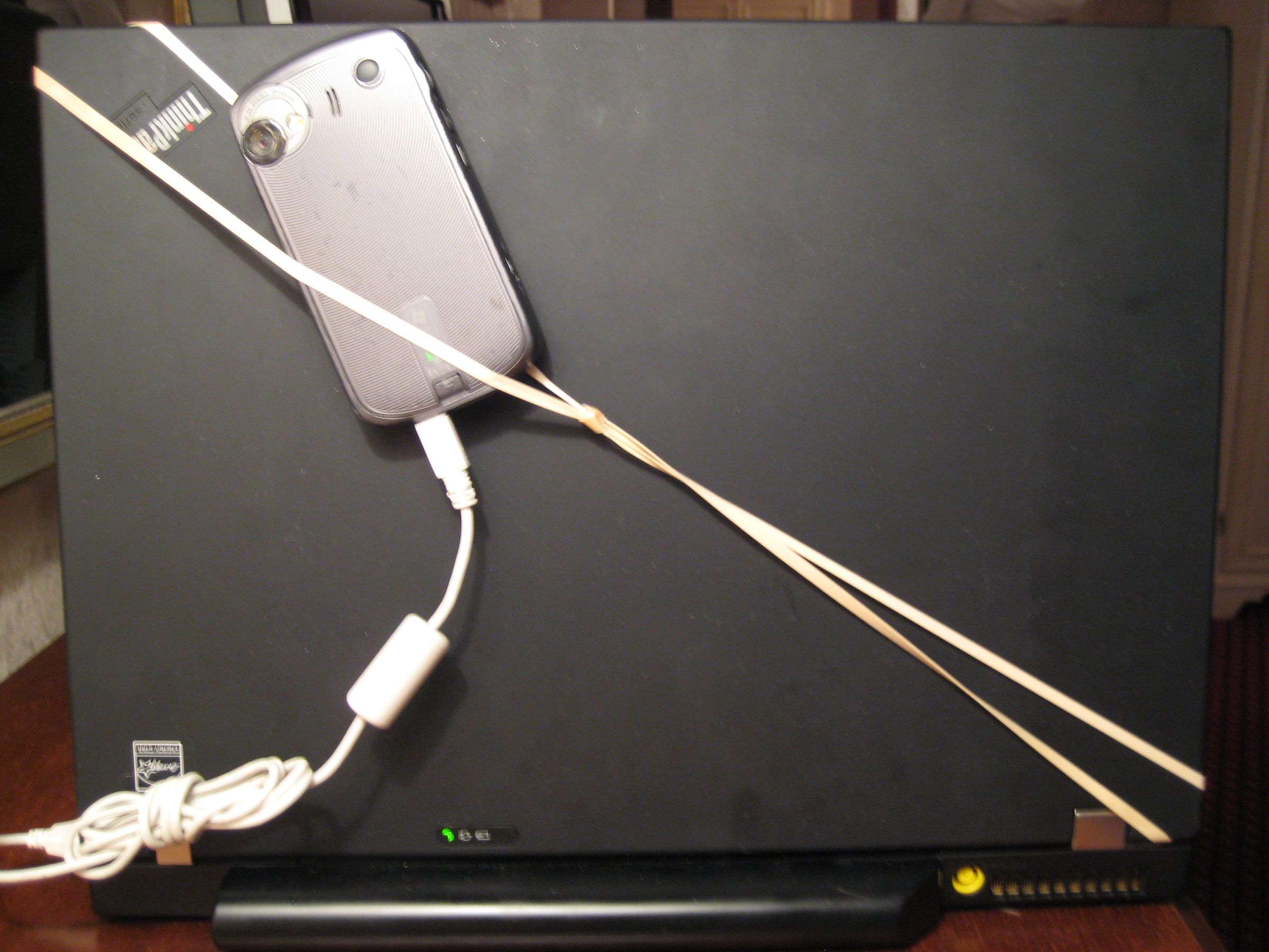 Tethered-Phone Holder