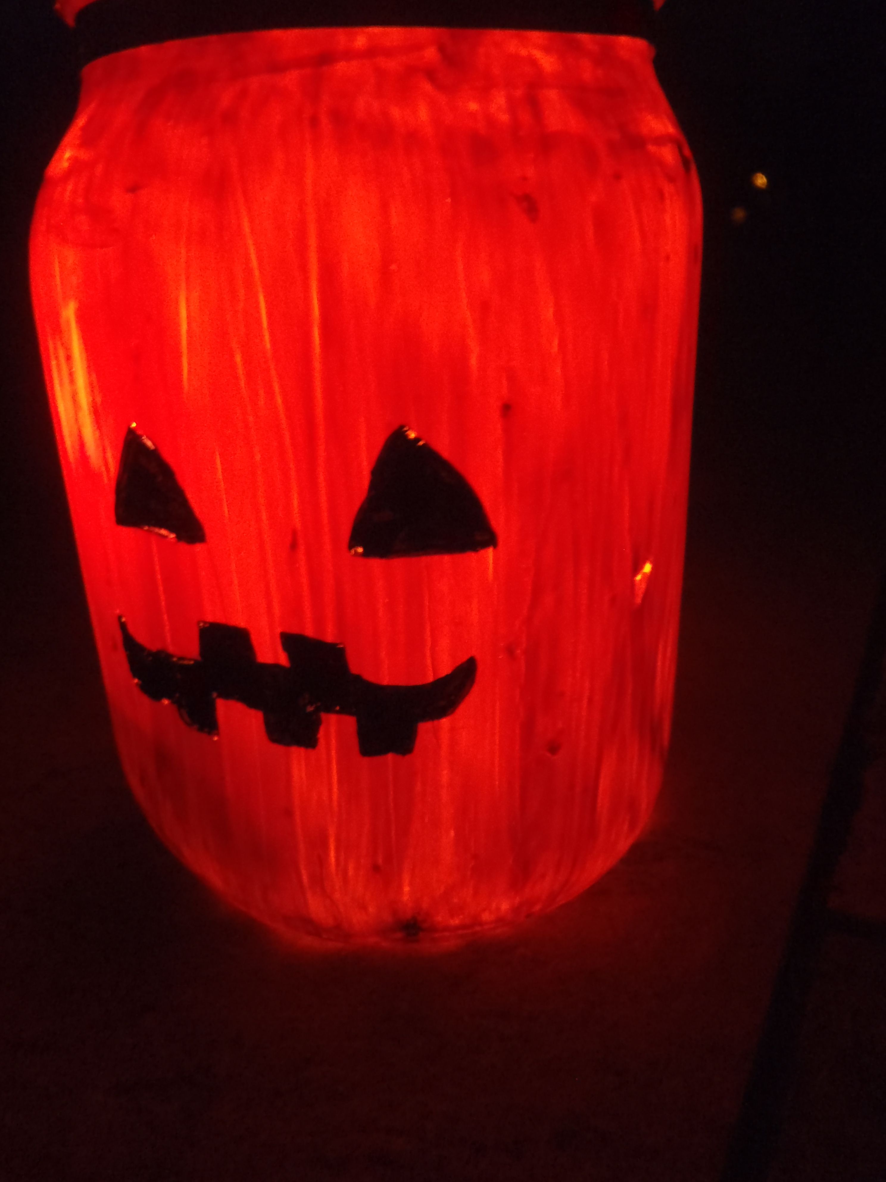 Halloween Jack-O-Lantern Candle Holder