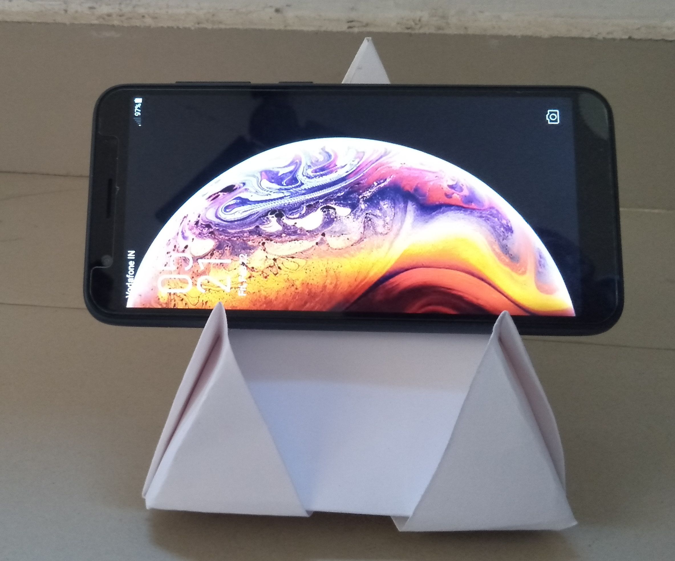 DIY Paper Stand for Smartphone (No Glue )