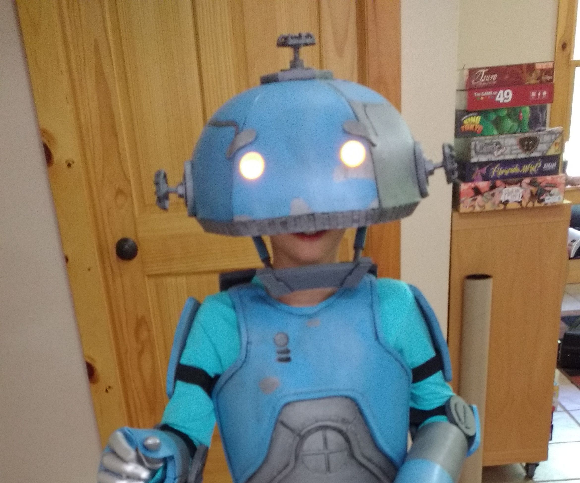 Foam Robot Costume, Beep Bebop of Robit Riddle