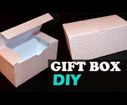 How to Make a Gift Box - DIY Paper Box 