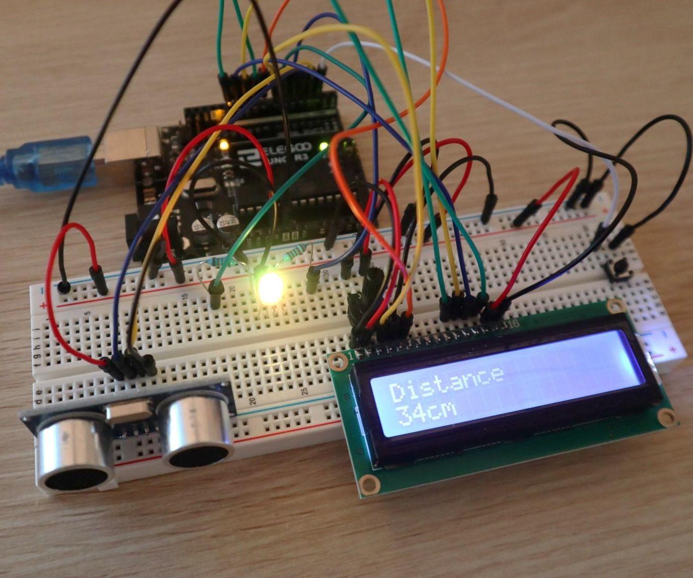 Arduino Parking Assistant - Park Your Car in the Correct Spot Every ...