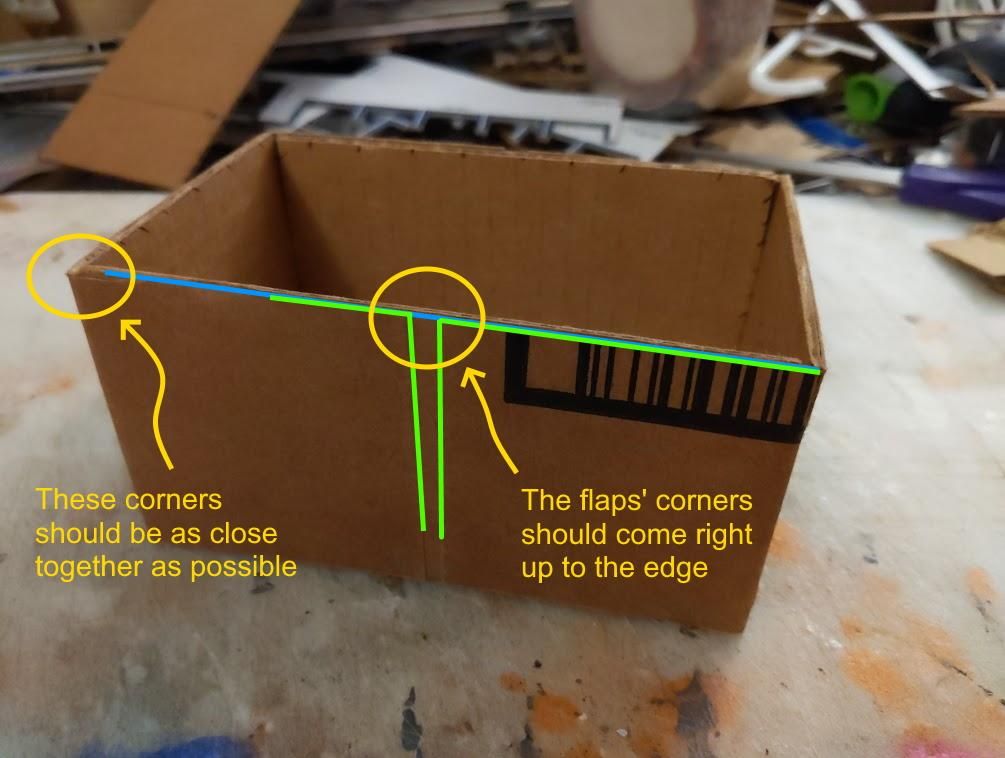 Gouges On Cardboard Box Simple DIY Cardboard Giftbox : 6 Steps (with Pictures) - Instructables