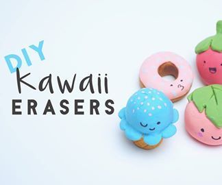 Kawaii Japanese Food Erasers